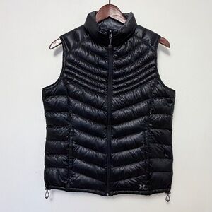 Xersion Women's Quilted Packable Premium Down Black Vest 🔥